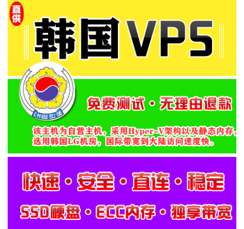 韩国VPS注册1024M推荐，seo搜索引擎优化原理